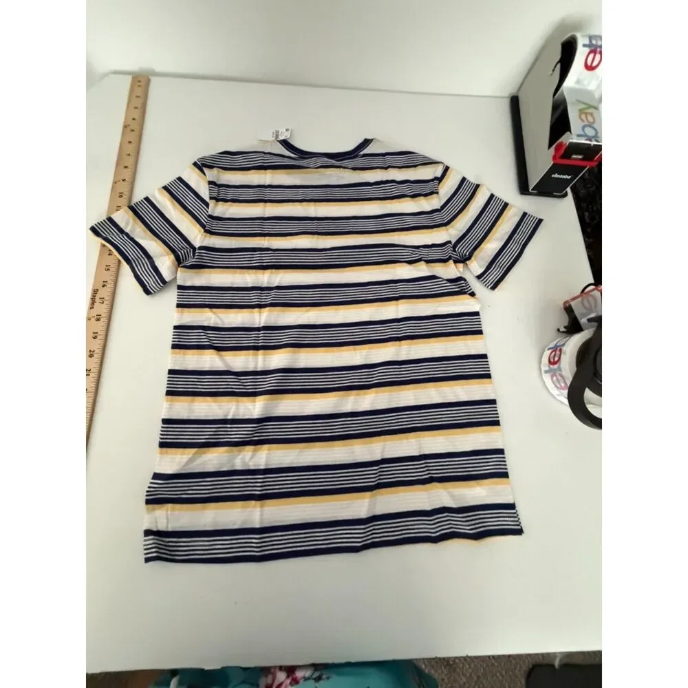 Old Navy Boys XL 14-16 Shirt blue/yellow/white